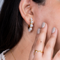 Lumina Pearl Hoop Earrings