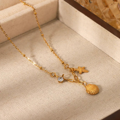 Golden Getaway Charms Necklace