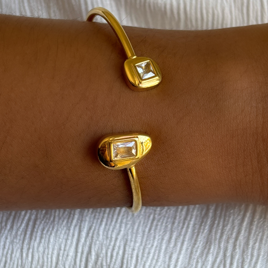 The Noor Adjustable Vintage Cuff Bracelet
