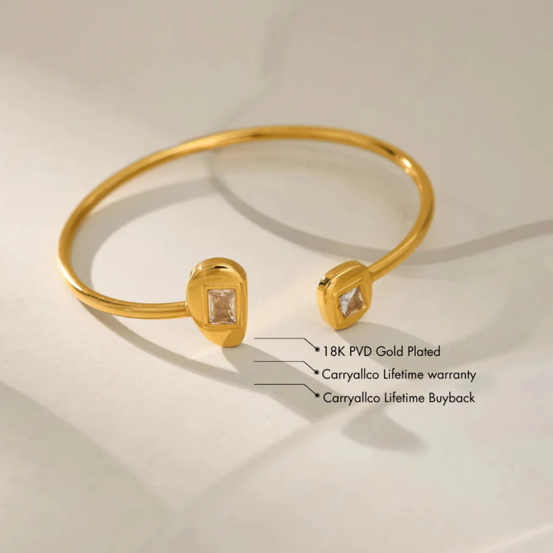 The Noor Adjustable Vintage Cuff Bracelet