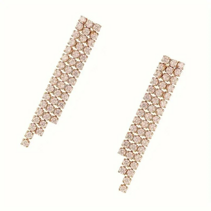 Zinal Zircon Dangler Party Earrings