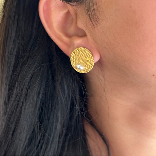 Wave Stud Earrings