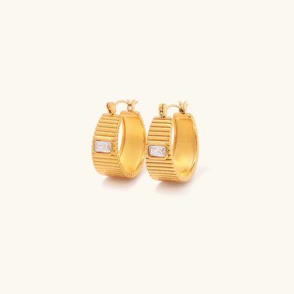 Timeless Edge Hoops