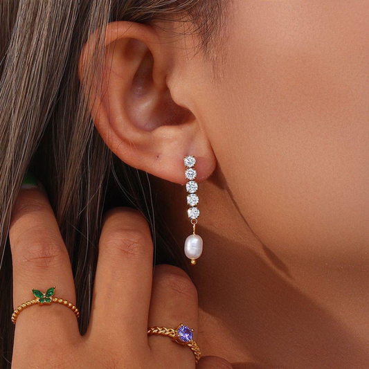 Hermes Fusion Pearl Drop Earrings
