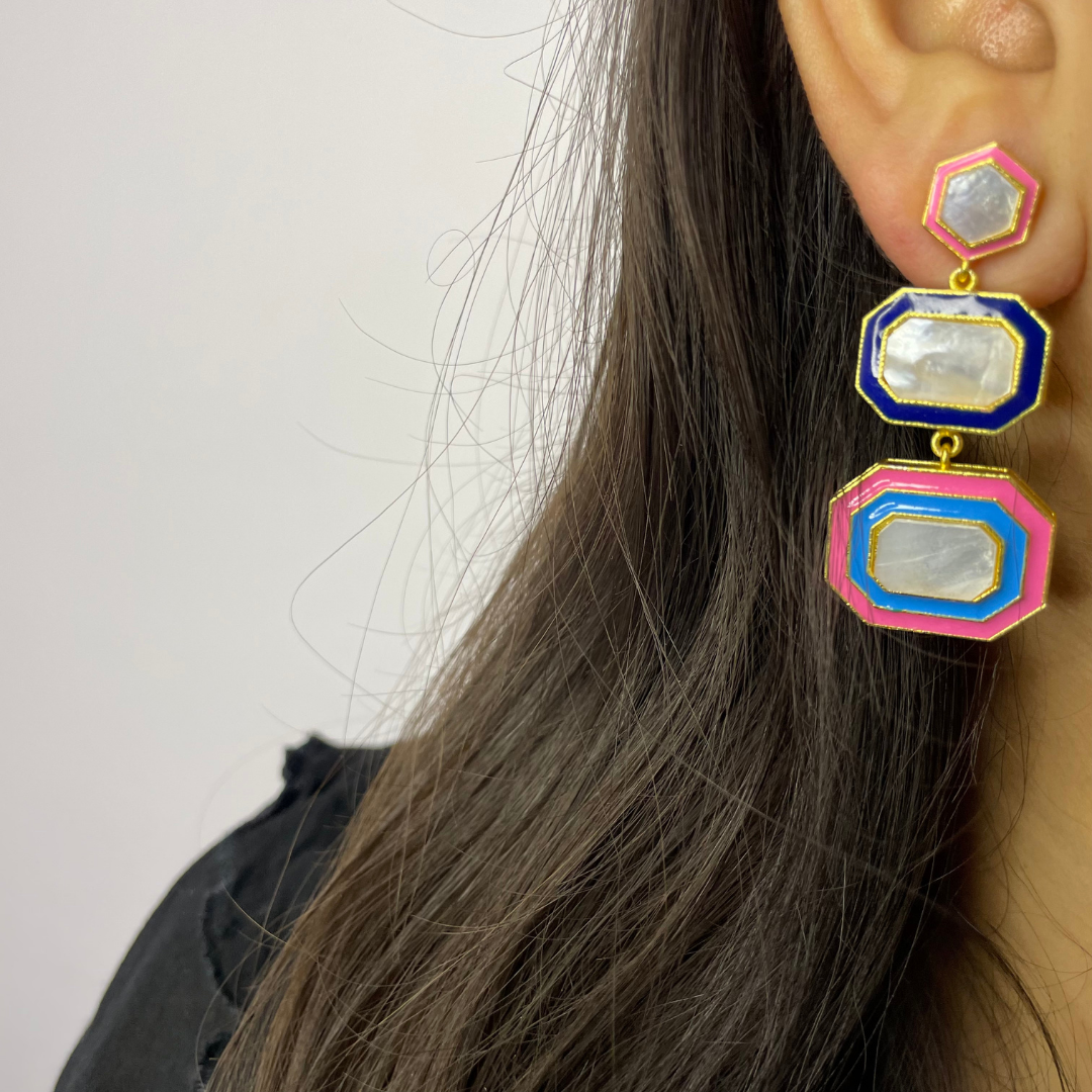 Madeline Enamel Earrings