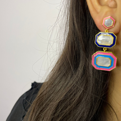 Madeline Enamel Earrings