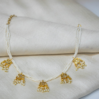 Mahira Lotus Choker Necklace