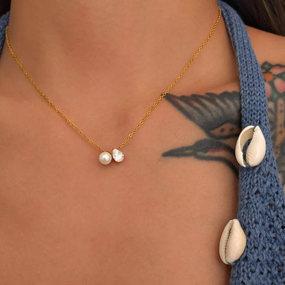 Duo Grace Pearl Necklace