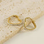 Heart of Sparkle Hoop Earrings