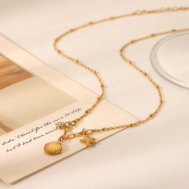 Golden Getaway Charms Necklace