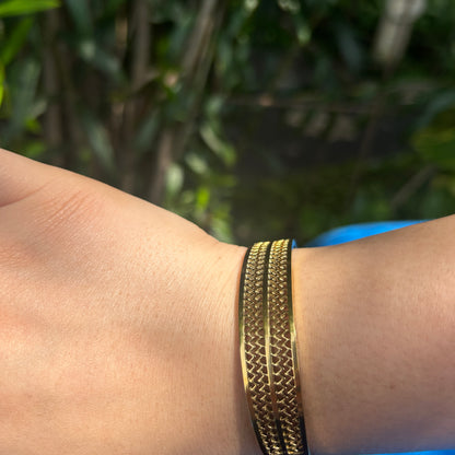 Leah Intricate and Bold Bracelet