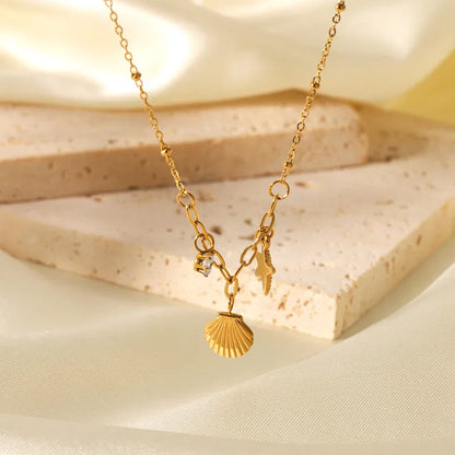 Golden Getaway Charms Necklace