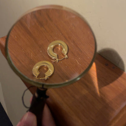 Sunbeam Hoop Earrings