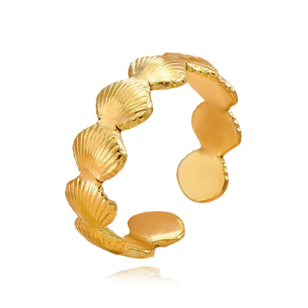 Shell Whisper Adjustable Ring
