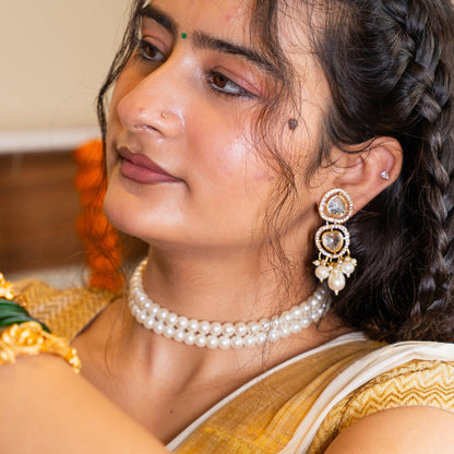 Pankhuri Pearl Drop Earrings