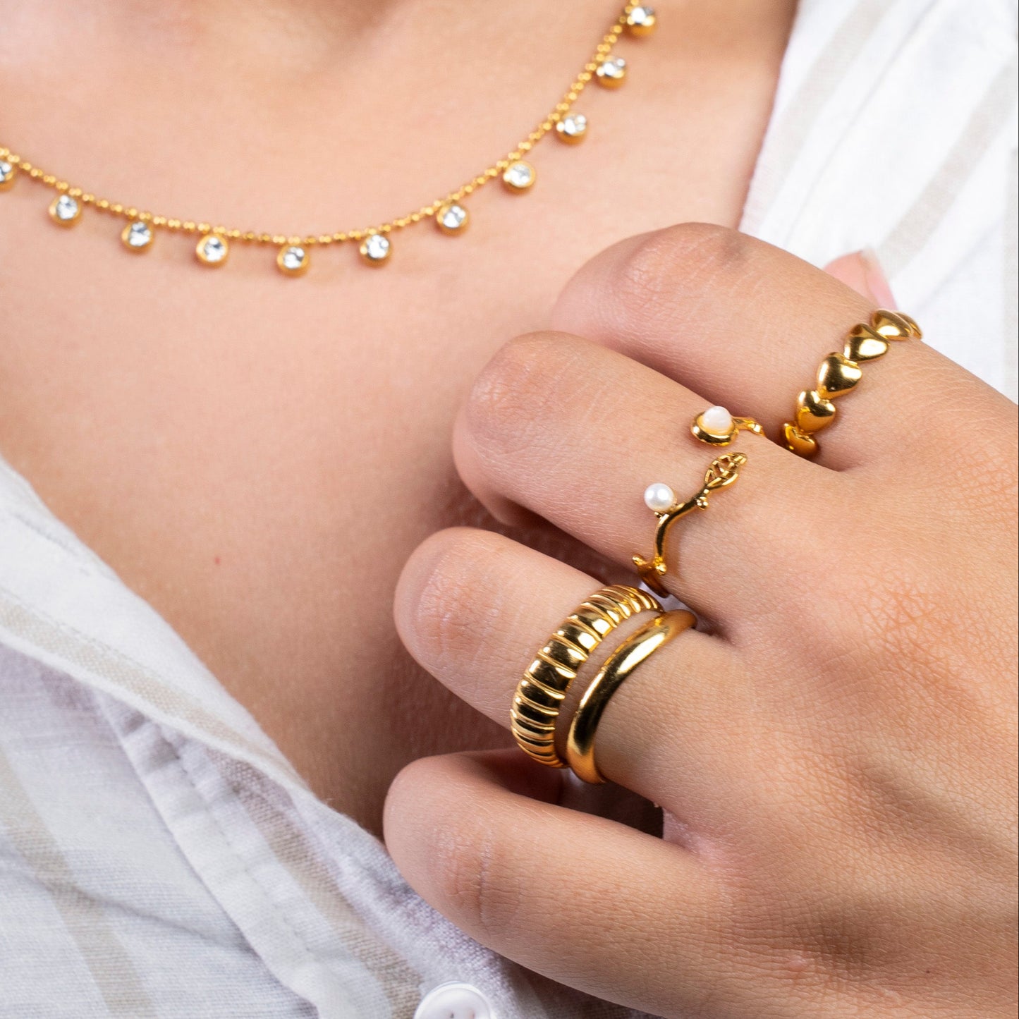 The Radiant Love Adjustable Ring