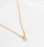 The Luxe Solitaire Tennis Necklace