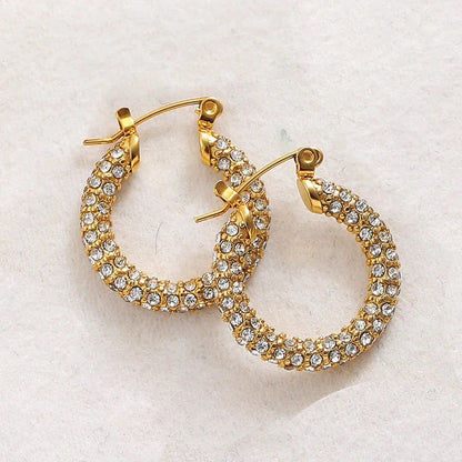 Ira Bling Hoop Earrings