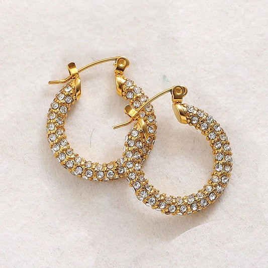 Ira Bling Hoop Earrings